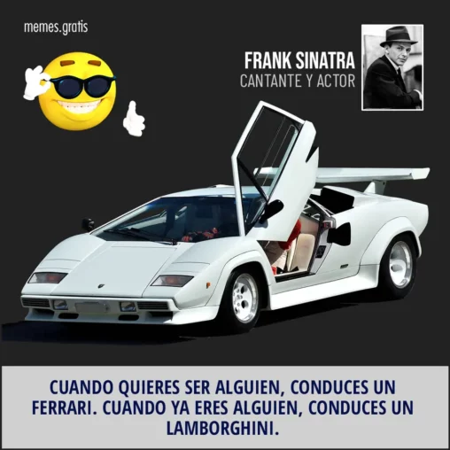Lamborghini, Ferrari Frank Sinatra